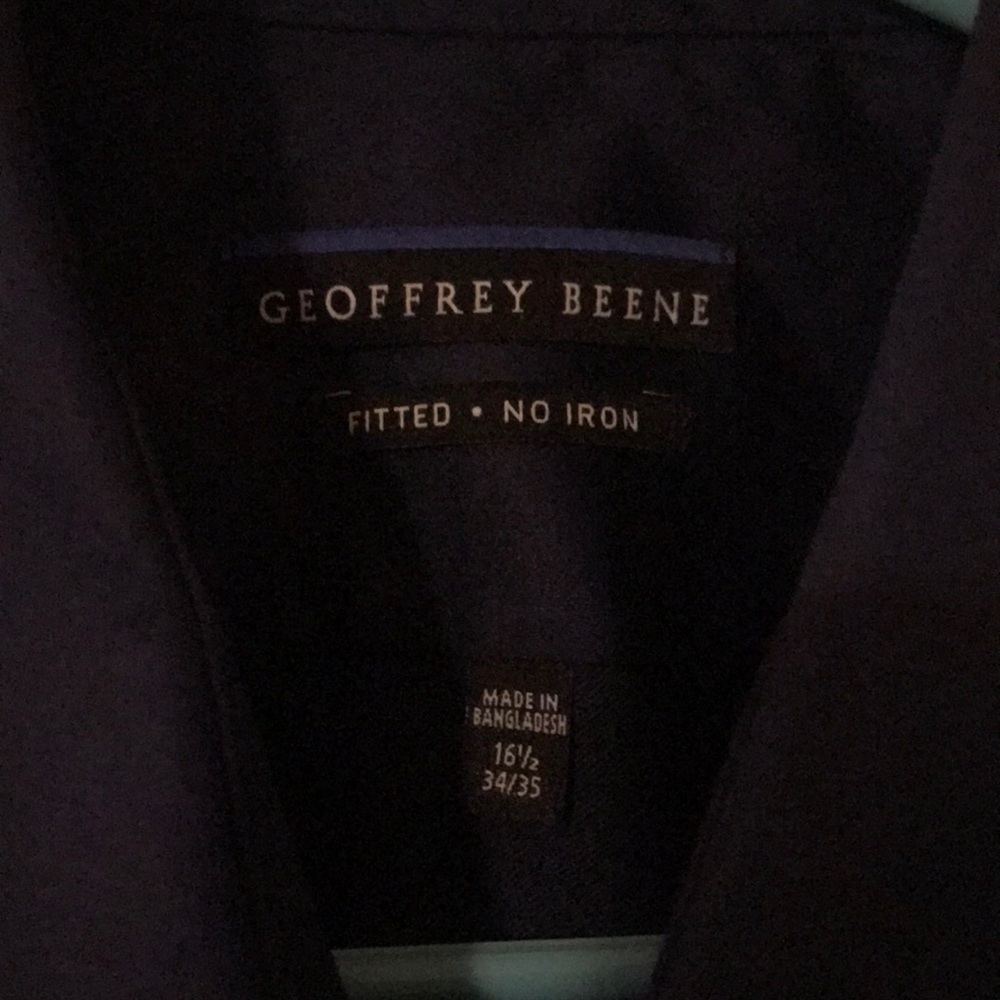 Geoffrey Beene men’s dress shirt-NWOT - Picture 3 of 4